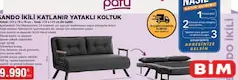 PAFU SANDO İKİLİ KATLANIR YATAKLI KOLTUK